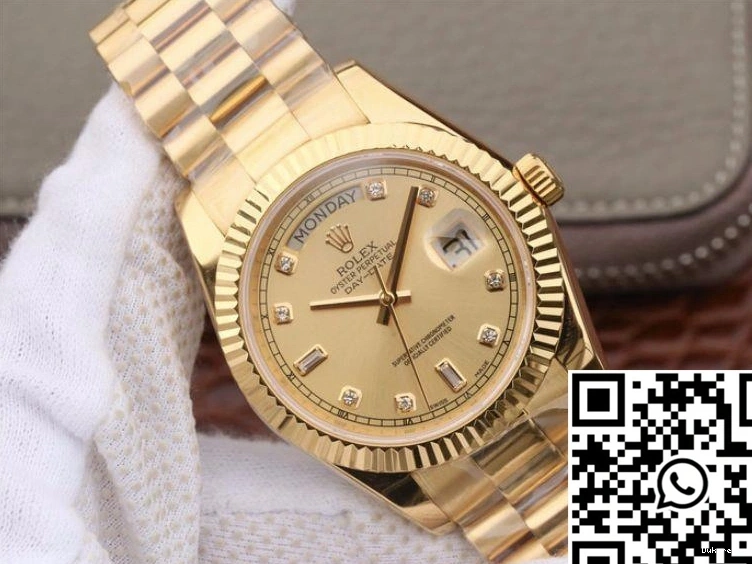 Day-Date EW Rolex Yellow Dial 218238 II Factory Gold 18K 40MM 1228